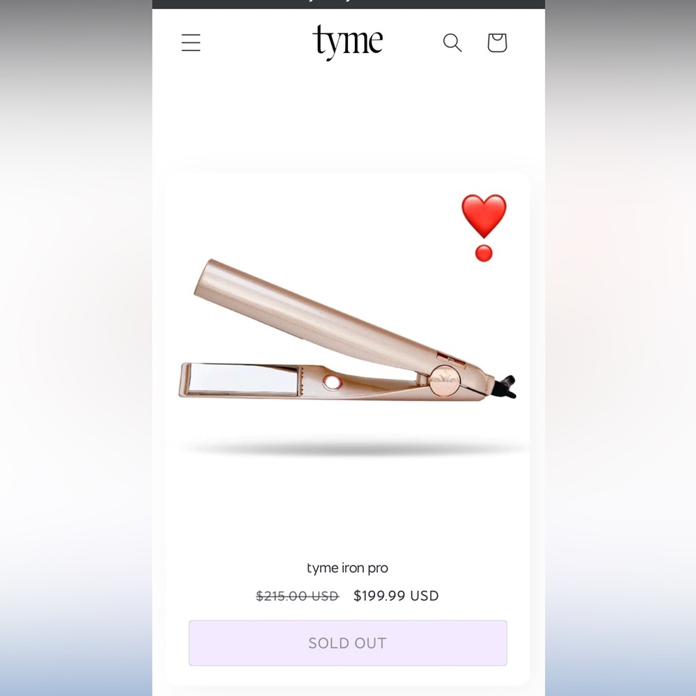 TYME iron/curler